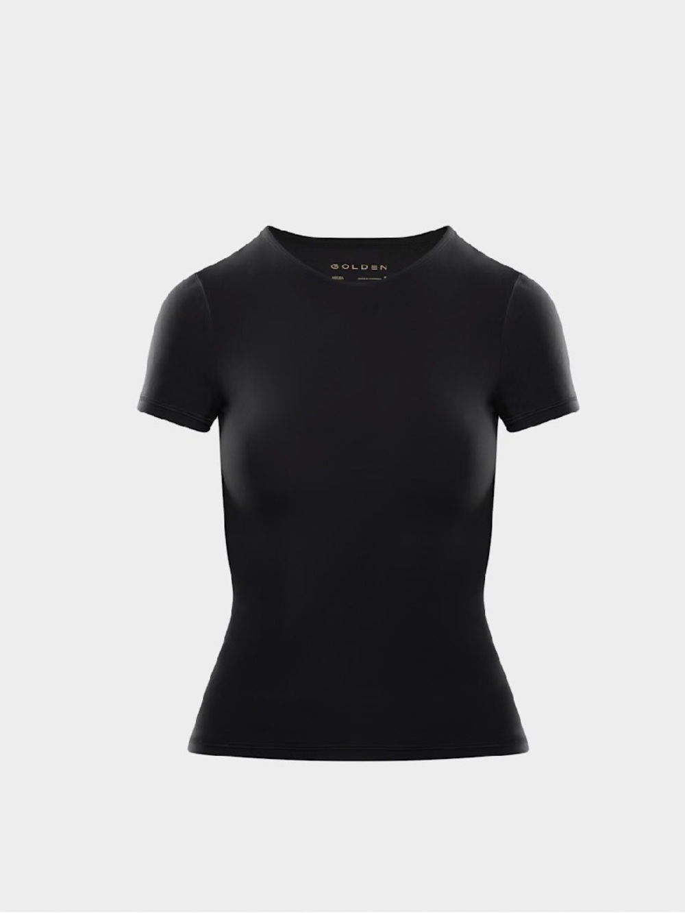 Aritzia Golden BUTTER Essential T-Shirt Black Size L